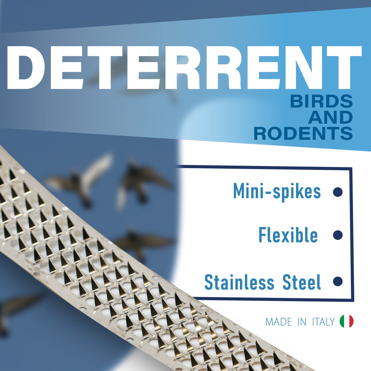 Birds and Rodents Deterrent Nico-Mini Spikes