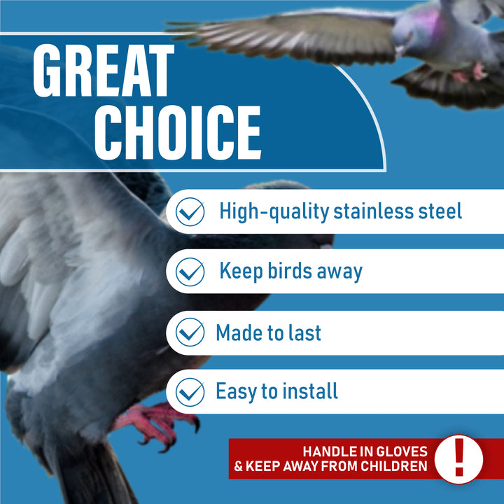 Birds and Rodents Deterrent Nico-Mini Spikes