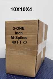 Birds and Rodents Deterrent Nico-Mini Spikes (1 Inch x 49 FT X 3)