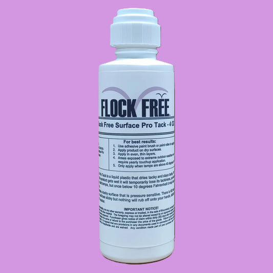 FLOCK FREE Surface Pro Tack – Liquid Spikes - Surface Protector - 4 fl.oz.