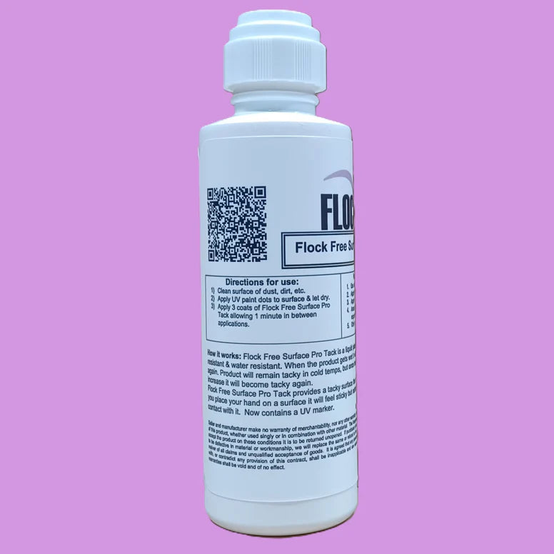 FLOCK FREE Surface Pro Tack – Liquid Spikes - Surface Protector - 4 fl.oz.