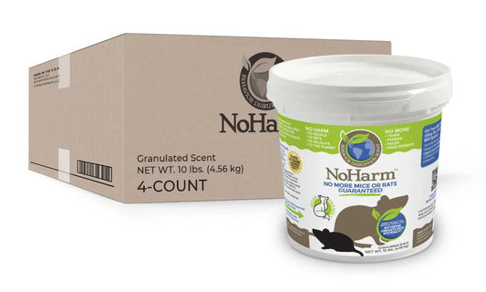 NoHarm Rodent Behavior Disruption Scent - 10 lb. Bucket Granular 4/CASES