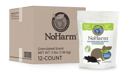 NoHarm Rodent Behavior Disruption Scent Kit - 3 lb. Bag 12 items / CASES