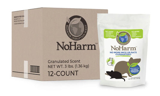 NoHarm Rodent Behavior Disruption Scent Kit - 3 lb. Bag 12 items / CASES