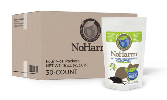 NoHarm Rodent Behavior Disruption Scent Kit - 4 oz Packet 4 Packs 30 items / CASES