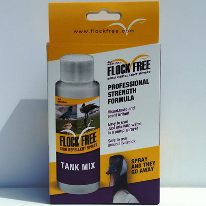 Flock Free Bird Repellent Spray, 4 OZ concentrate