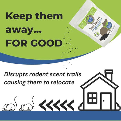 NoHarm Scent Ready to Use | Send Mice and Rats Away | Safe Indoor/Outdoor Use | 32 oz.