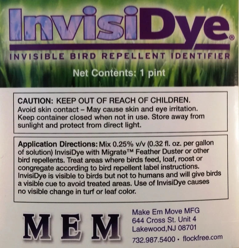 Flock Free Tank Mix Kit (1 gallon of Flock Free Tank Mix + 2 pints of InvisiDye)