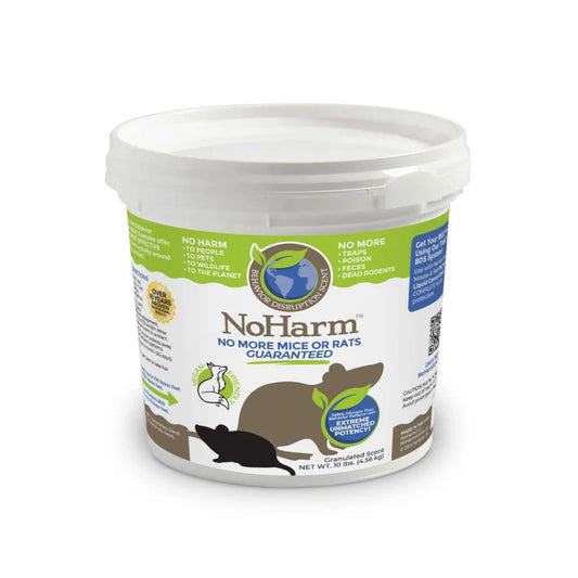 NoHarm Rodent Behavior Disruption Scent - 10 lb. Bucket Granular